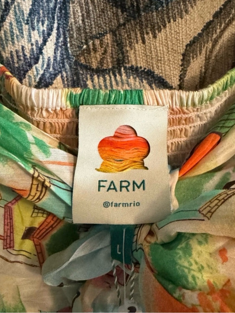 Farm Rio Leilani Off-The-Shoulder Maxi Dress - Picture 4 of 6